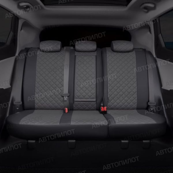 Чехлы Автопилот Экокожа Ромб на Kia Cerato 2 Купе (2009-2013) Чехлы Автопилот Экокожа Ромб на Kia Cerato 2 Купе (2009-2013)