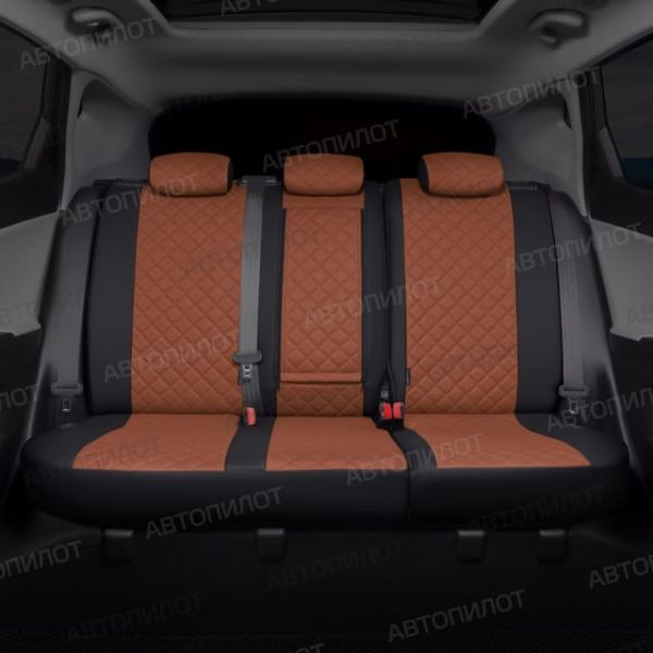 Чехлы Автопилот Экокожа Ромб на Kia Cerato 2 Купе (2009-2013) Чехлы Автопилот Экокожа Ромб на Kia Cerato 2 Купе (2009-2013)