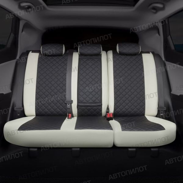 Чехлы Автопилот Экокожа Ромб на Kia Cerato 2 Купе (2009-2013) Чехлы Автопилот Экокожа Ромб на Kia Cerato 2 Купе (2009-2013)