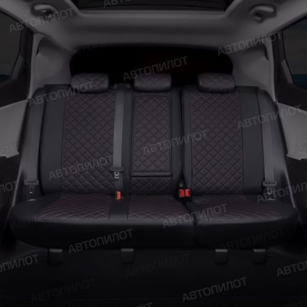 Чехлы Автопилот Экокожа Ромб на Kia Cerato 2 Купе (2009-2013) Чехлы Автопилот Экокожа Ромб на Kia Cerato 2 Купе (2009-2013)