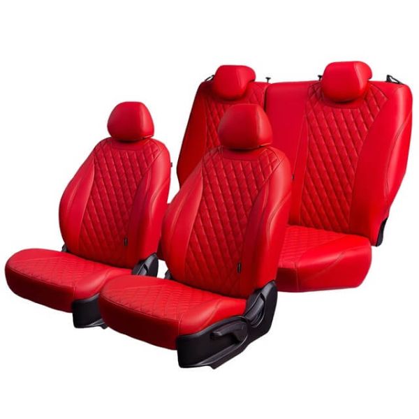 Чехлы Премиум Экокожа Байрон Ромб на Mazda 3 СЕДАН (BL) 2009-2013 г.в. Чехлы Премиум Экокожа Байрон Ромб на Mazda 3 СЕДАН (BL) 2009-2013 г.в.