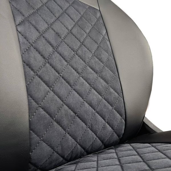 Чехлы Алькантара на Chevrolet Niva 2002-2013 г.в. Чехлы Алькантара на Chevrolet Niva 2002-2013 г.в.