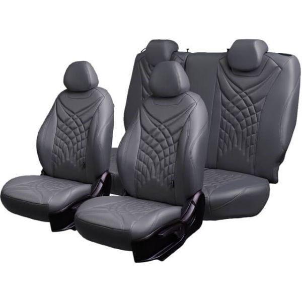 Чехлы Премиум Экокожа Байрон Президент|Жук на Mazda 3 СЕДАН (BL) 2009-2013 г.в.