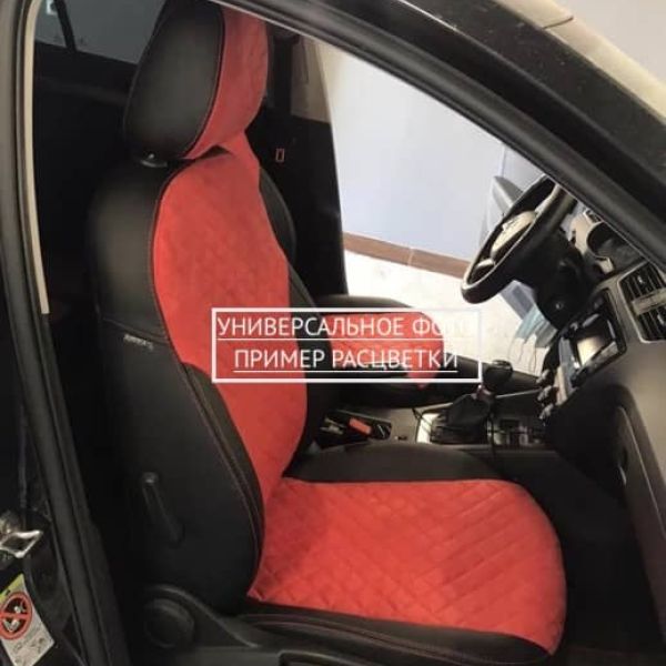 Чехлы Автопилот Алькантара Ромб на Kia Cerato 2 Купе (2009-2013) Чехлы Автопилот Алькантара Ромб на Kia Cerato 2 Купе (2009-2013)