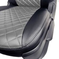 Чехлы Экокожа Ромб на Chevrolet Aveo I седан (2003-2012) Чехлы Экокожа Ромб на Chevrolet Aveo I седан (2003-2012)