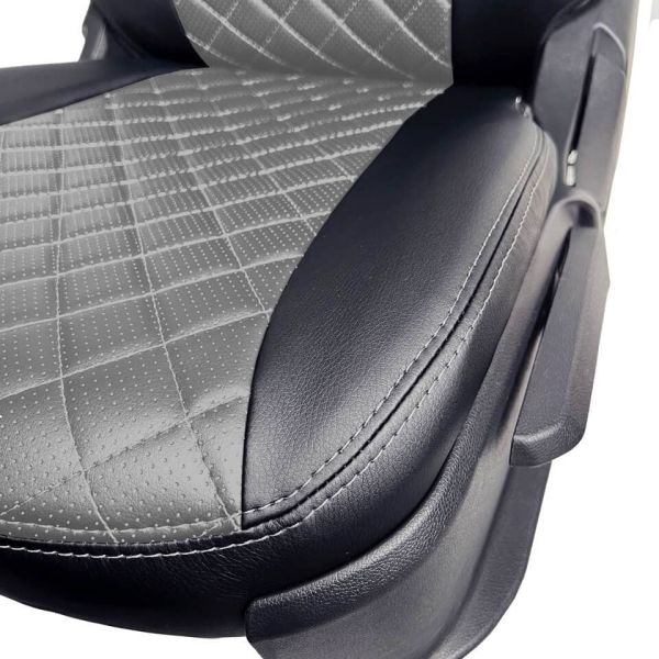 Чехлы Экокожа Ромб на Chevrolet Aveo I седан (2003-2012) Чехлы Экокожа Ромб на Chevrolet Aveo I седан (2003-2012)