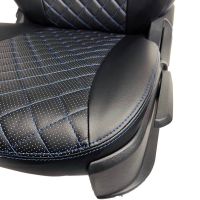 Чехлы Экокожа Ромб на Chevrolet Aveo I седан (2003-2012) Чехлы Экокожа Ромб на Chevrolet Aveo I седан (2003-2012)