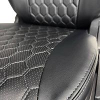 Чехлы Экокожа Ромб на Chevrolet Aveo I седан (2003-2012) Чехлы Экокожа Ромб на Chevrolet Aveo I седан (2003-2012)