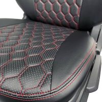 Чехлы Экокожа Ромб на Chevrolet Aveo I седан (2003-2012) Чехлы Экокожа Ромб на Chevrolet Aveo I седан (2003-2012)