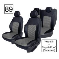 Чехлы Экокожа Ромб на Chevrolet Aveo I седан (2003-2012) Чехлы Экокожа Ромб на Chevrolet Aveo I седан (2003-2012)