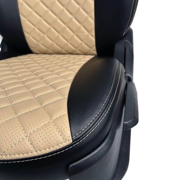 Чехлы Экокожа Ромб на Chevrolet Aveo I седан (2003-2012) Чехлы Экокожа Ромб на Chevrolet Aveo I седан (2003-2012)