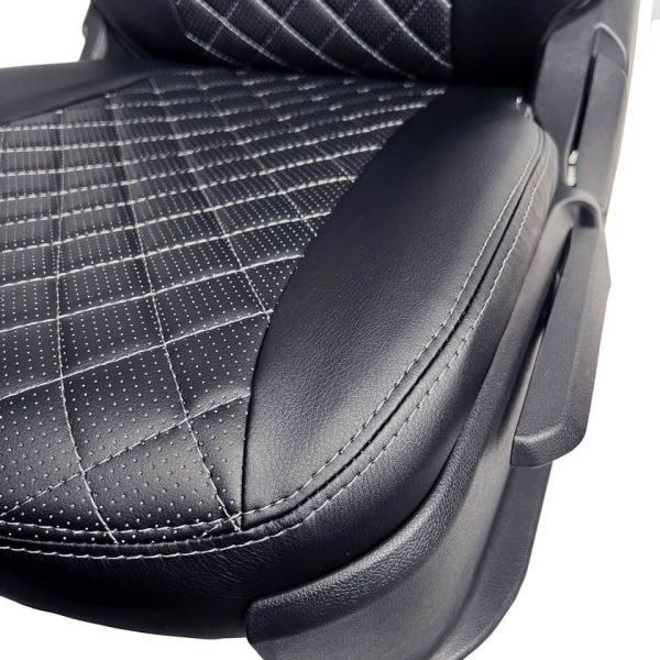 Чехлы Экокожа Ромб на Chevrolet Aveo I седан (2003-2012) Чехлы Экокожа Ромб на Chevrolet Aveo I седан (2003-2012)